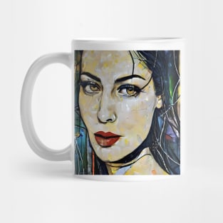 Portrait of Monica Bellucci Mug